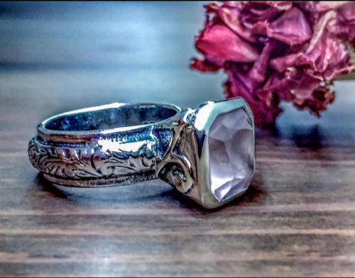 rose quartz engagement rings, Los Angeles wedding officiant, African-American wedding officiant